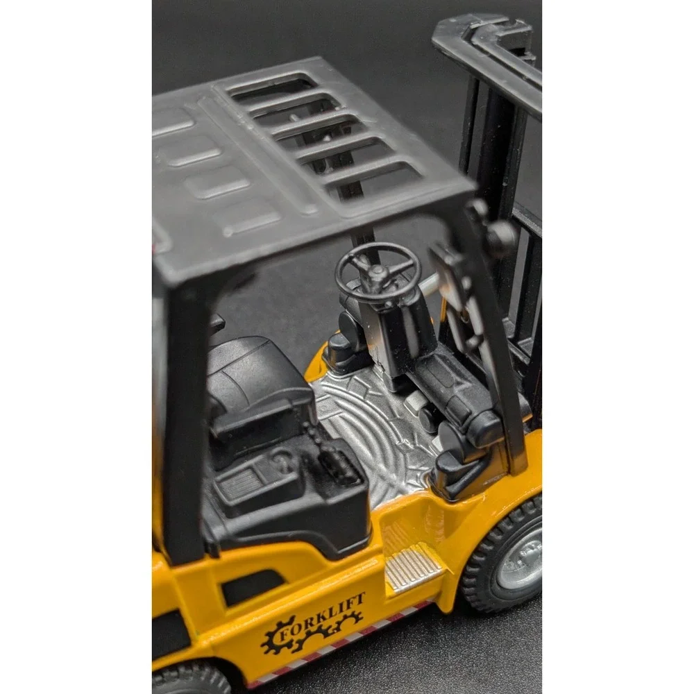 Schylling Pullback Lights & Sounds 5.5 Inch Diecast Forklift - Untested